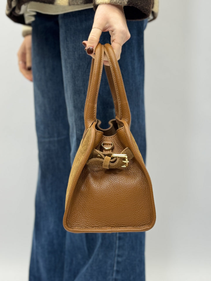 Odette™  |  Handbag Genuine Suede Italy