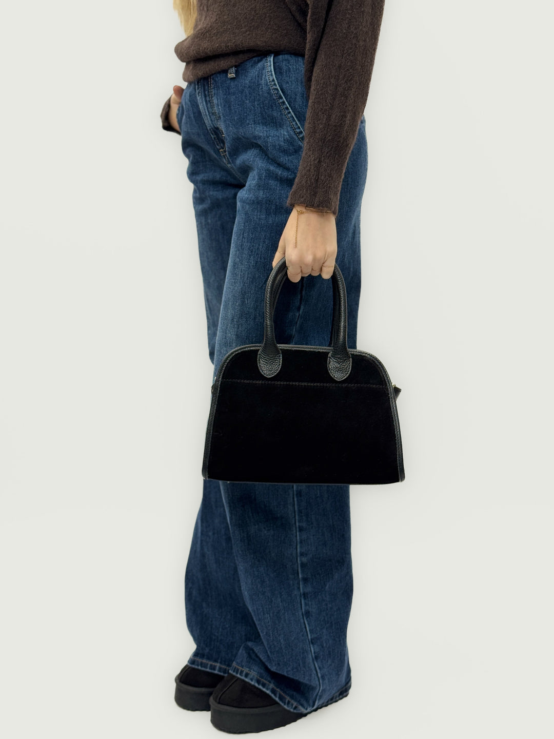 Odette™  |  Handbag Genuine Suede Italy