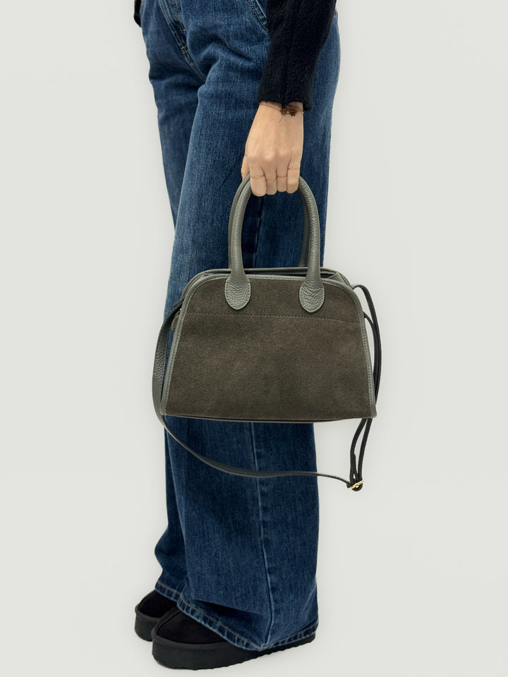 Odette™  |  Handbag Genuine Suede Italy
