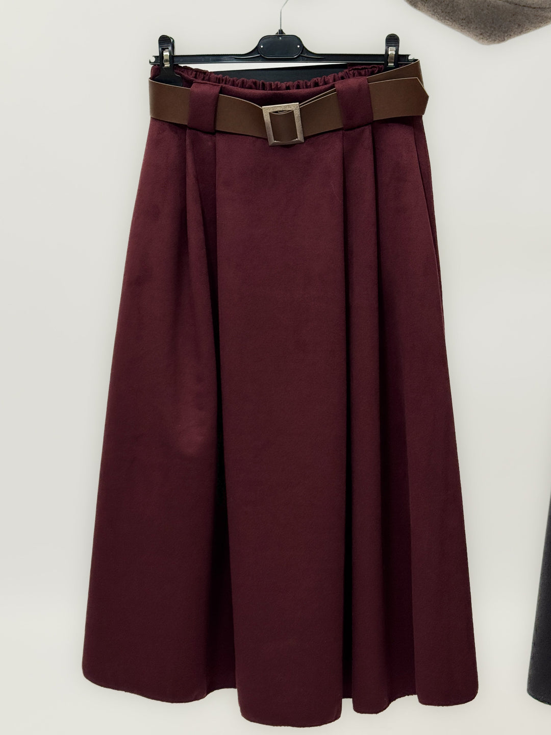 Olivia™  |  Midi Skirt Velveteen Pleat