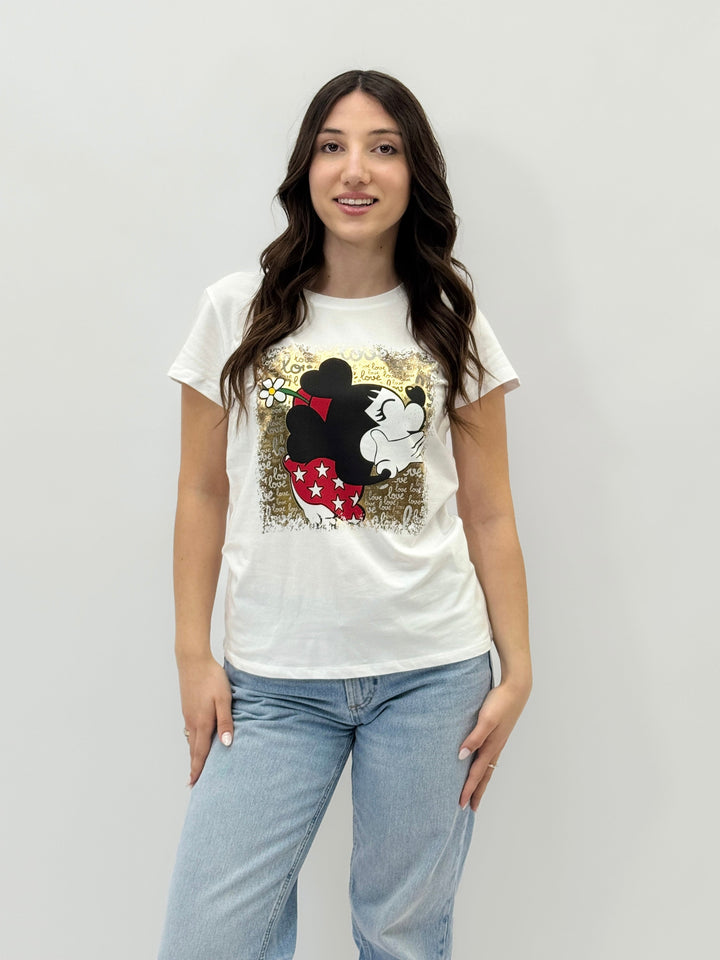 Kirsten™  |  soft luxurious fabrics T-shirt Minnie Print