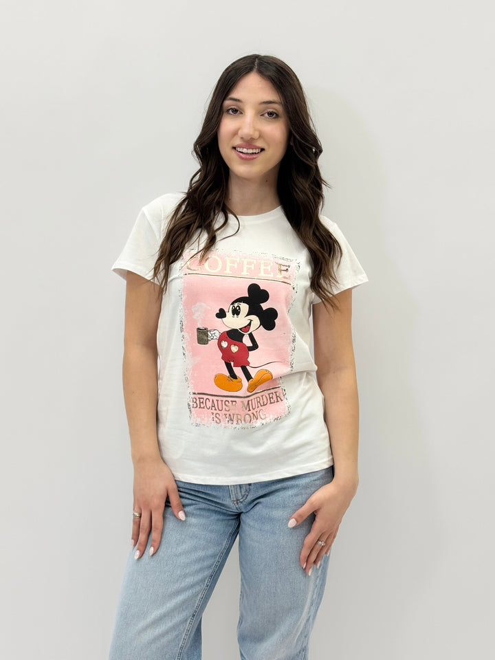 Johanna™  |  soft luxurious fabrics T-shirt Mickey Print