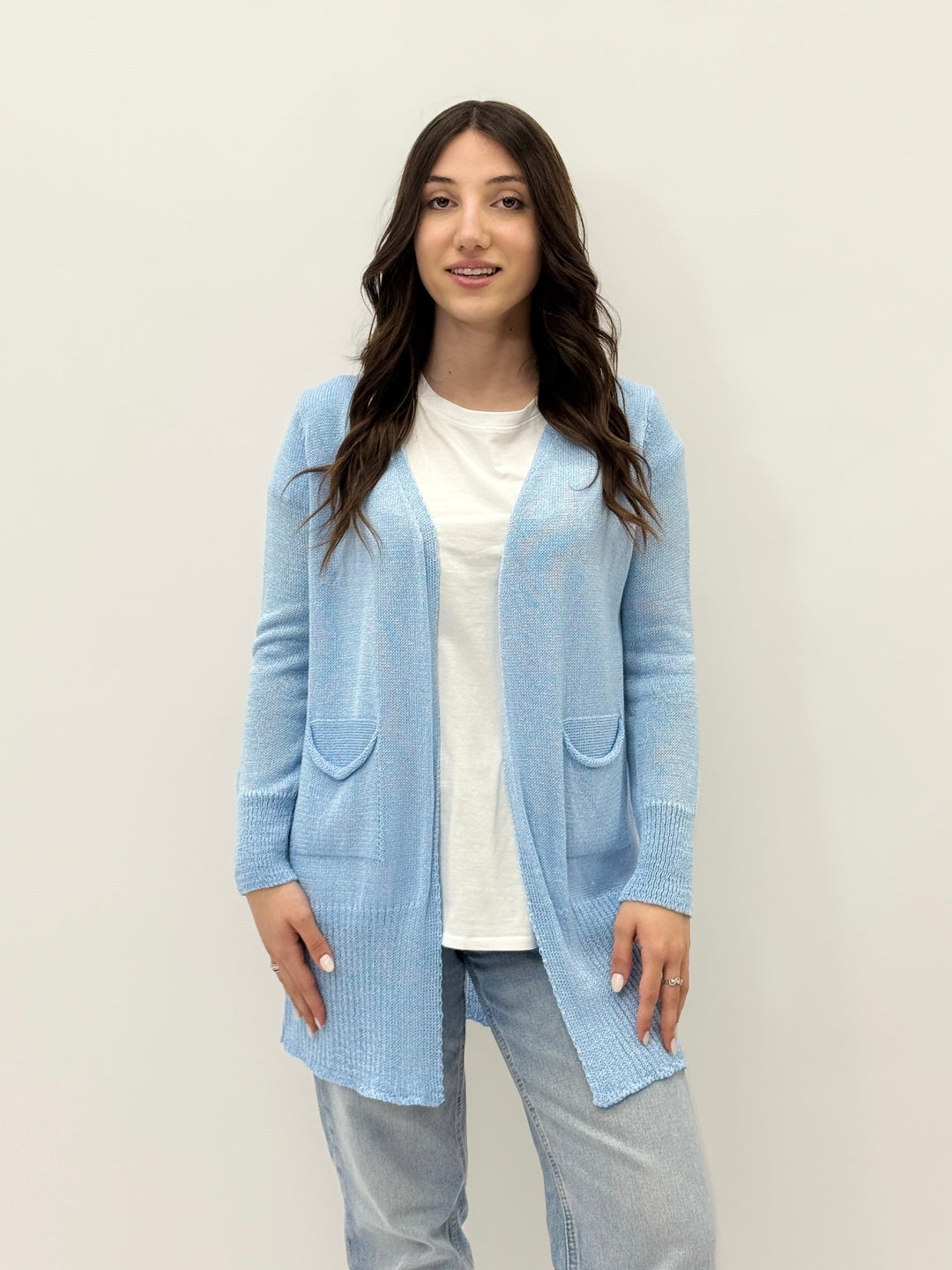 Saskia™  |  Long Cardigan Pockets Chic