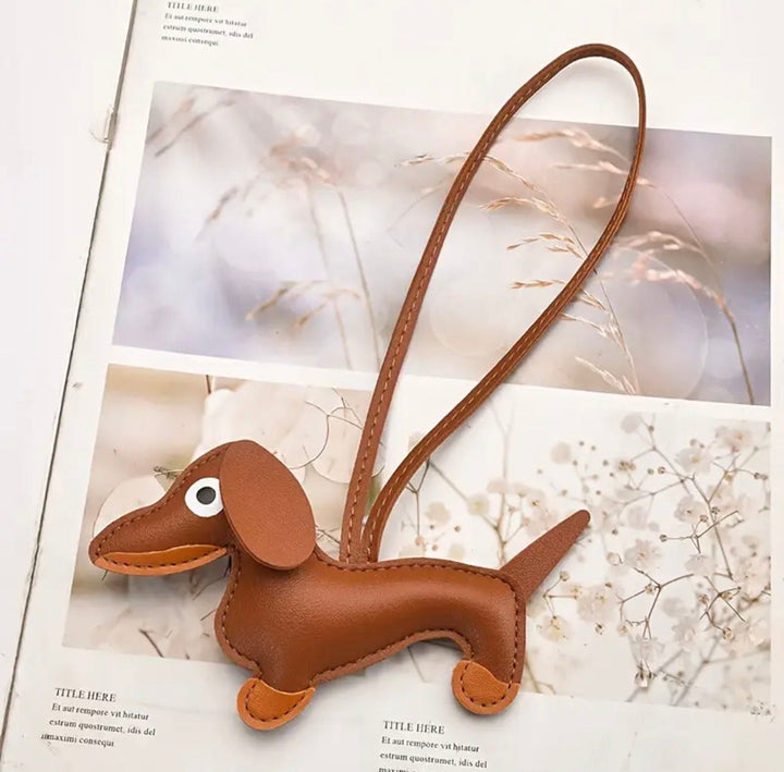 Charlize™  |  Dachshund-Shaped Bag Charm