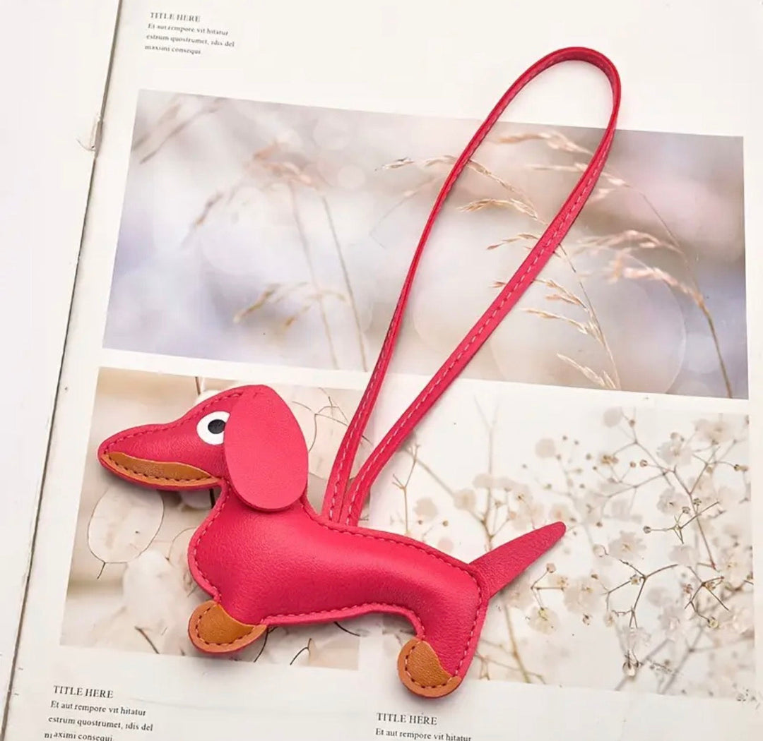Charlize™  |  Dachshund-Shaped Bag Charm