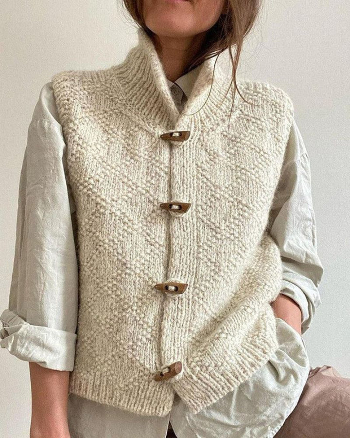 Camila - Sophisticated Sleeveless Knit Vest