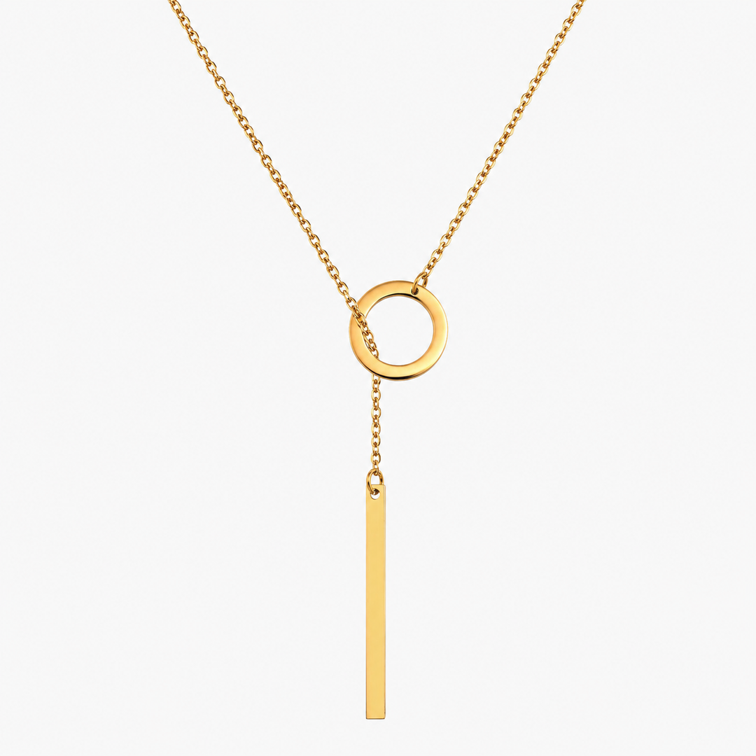Blythe Lariat Necklace with Stick, view 3 - Elena Harper