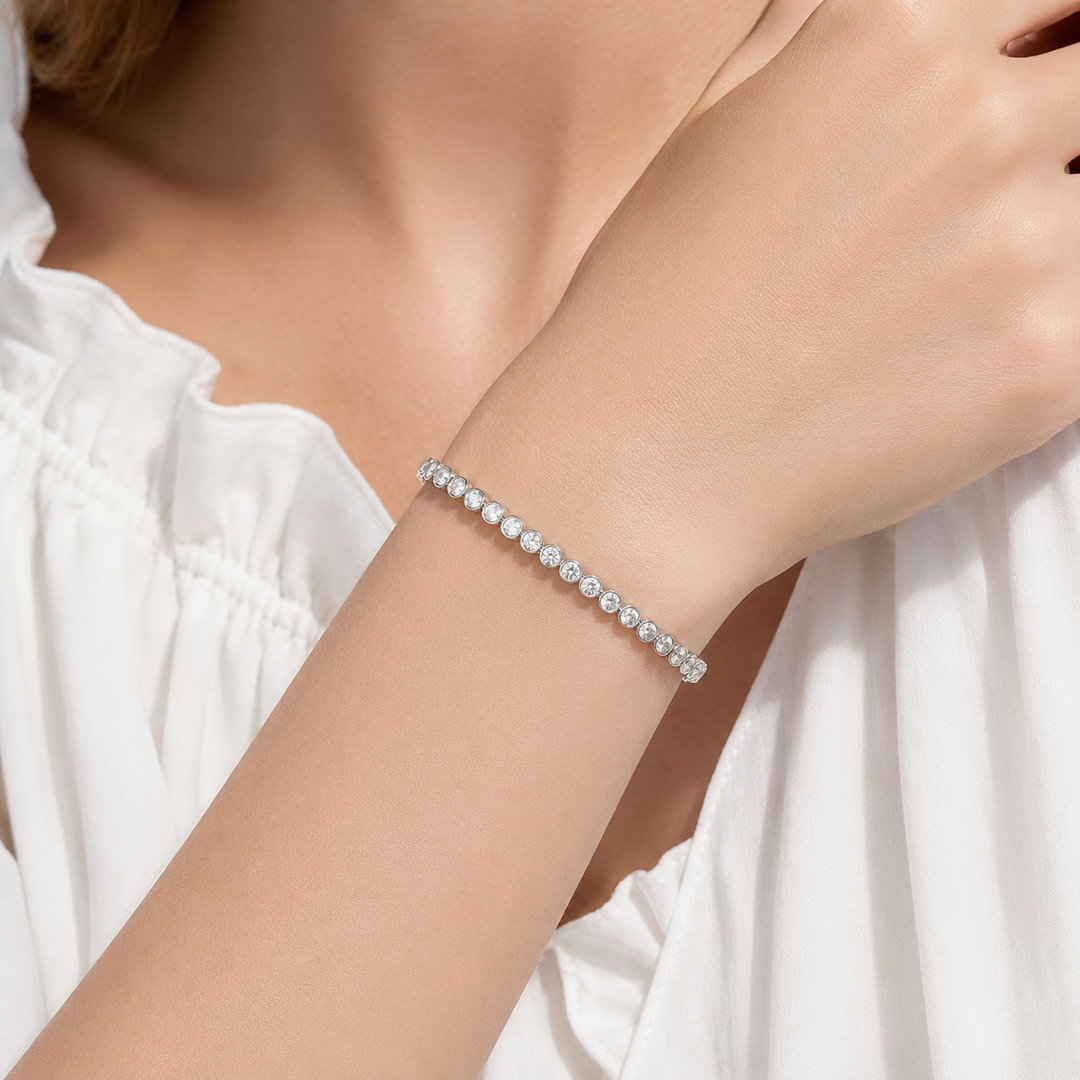 Elise Bubble Bracelet with Sparkling Details - Elena Harper