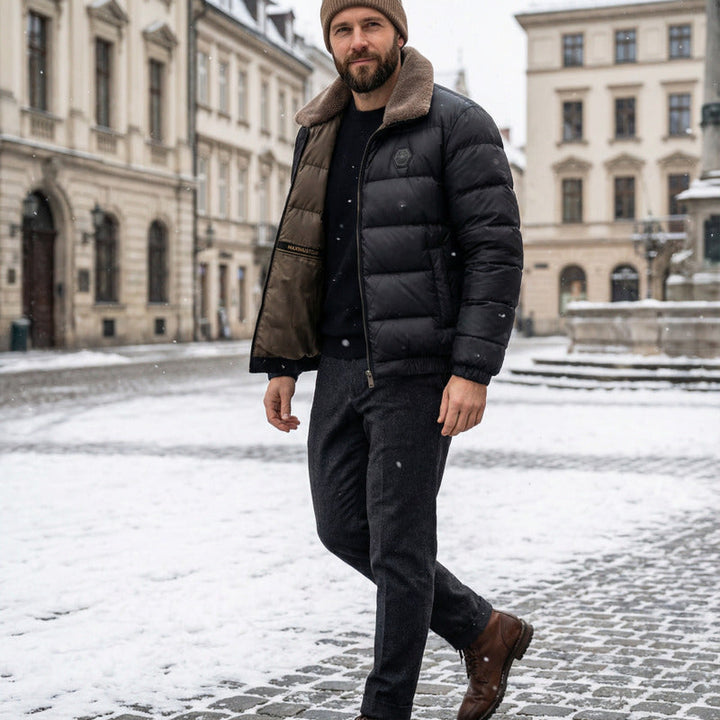 Cameron Light Down Jacket, view 6 - Elena Harper
