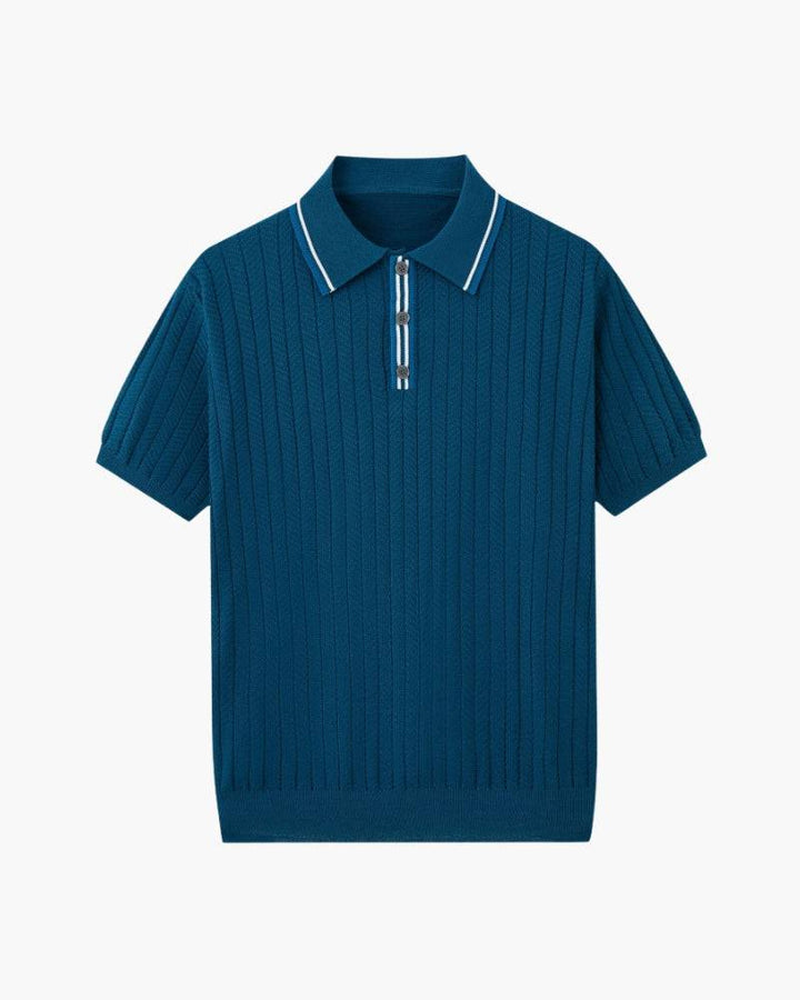 Emma & Rose knit polo — men's winter knitwear