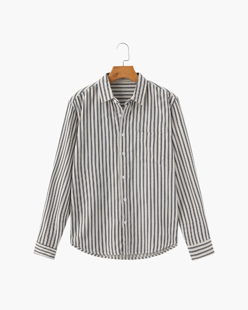 Striped Long Sleeve Shirt for Men