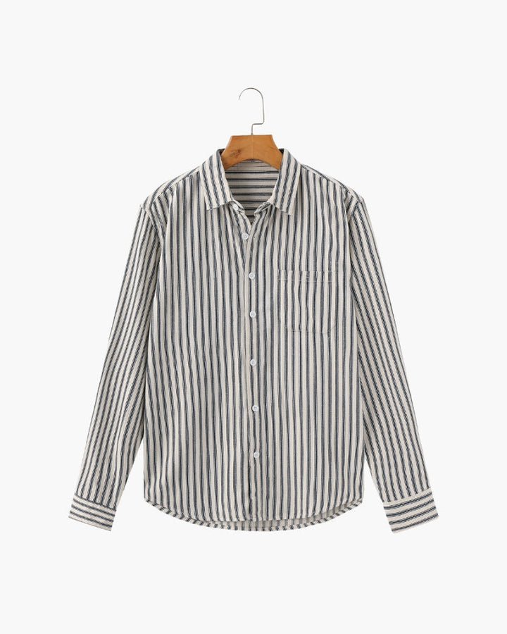 Striped Long Sleeve Shirt for Men