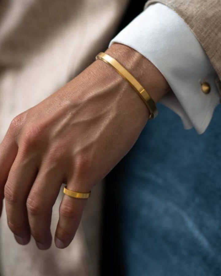 Emma & Rose Manhattan Yana™ Sleek Statement Cuff jewelry with bold, modern design in polished metal finish.