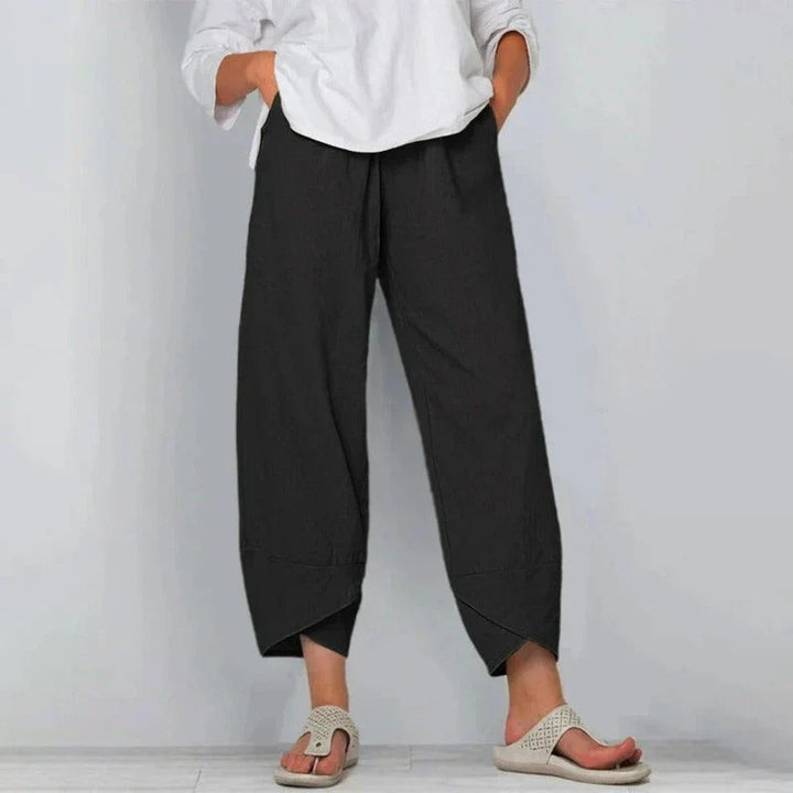 Hanna | Women's Wide Leg Casual Cropped Pants