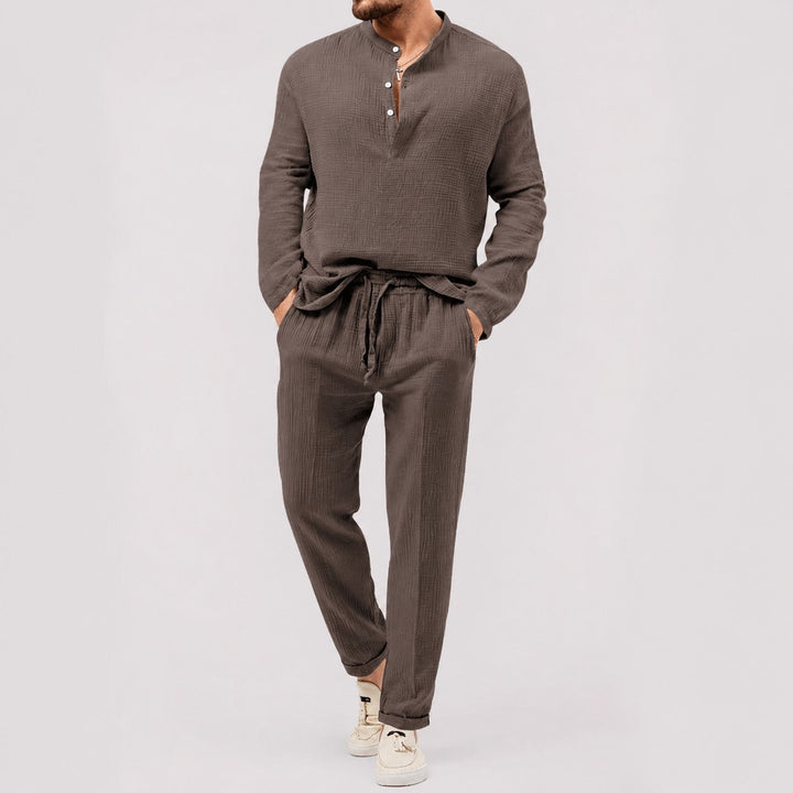 Brennan Comfortable Two-Piece Set, view 5 - Elena Harper