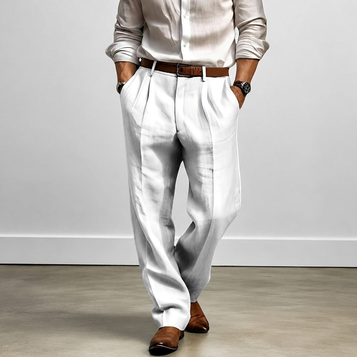 Aaden Comfortable, Loose-Fitting Men's Trousers, view 2 - Elena Harper