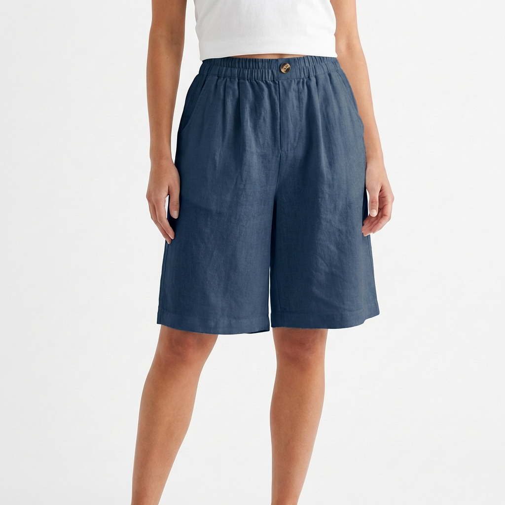 Inés | Women's Casual Wide-Leg Shorts