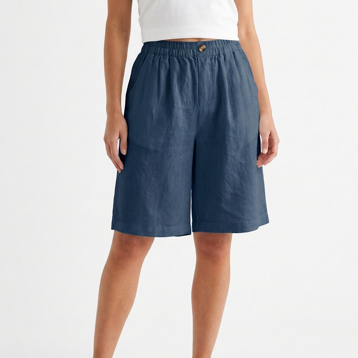 Inés | Women's Casual Wide-Leg Shorts