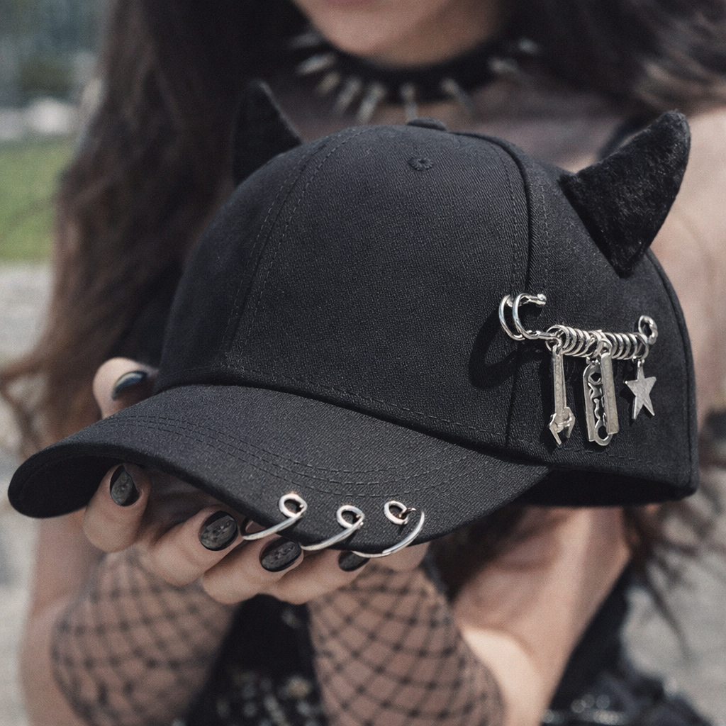 Gonzalez Adjustable Cap with Horn Accents, view 4 - Elena Harper