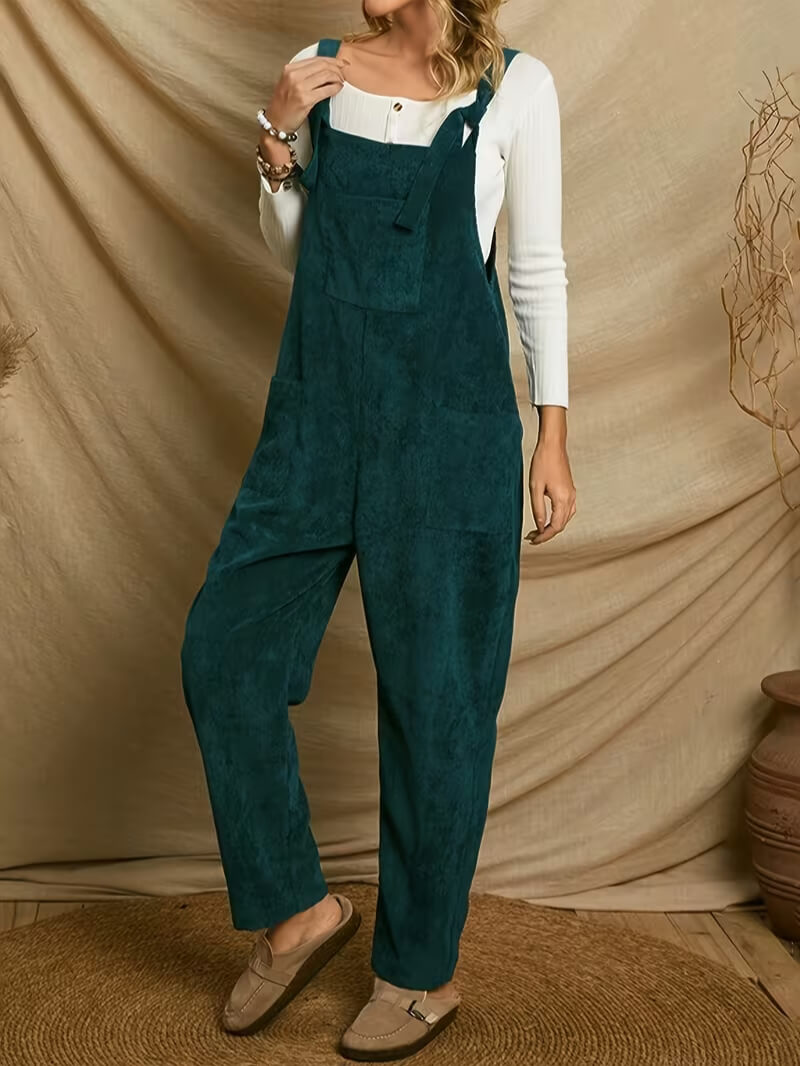 Gelsomina Comfortable Cotton Jumpsuit - Elena Harper