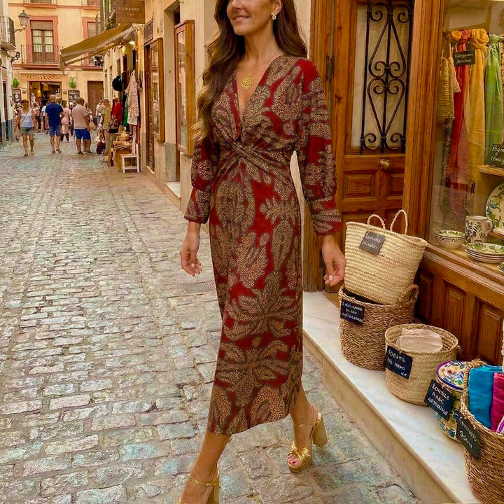 Isadora™  |  Elegant Midi Dress