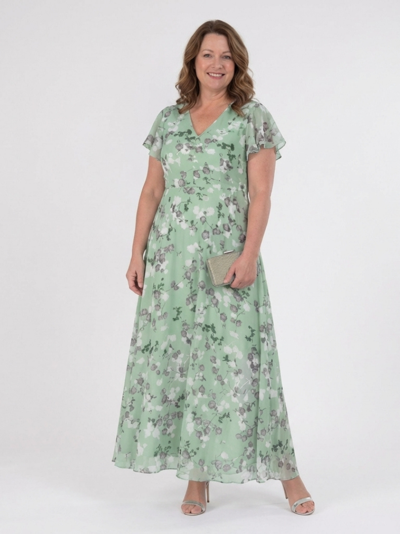 Ismeria™  |  Floral Flowing Maxi Dress