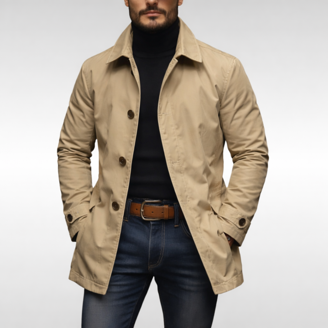 Classic Coat for Men - Elena Harper