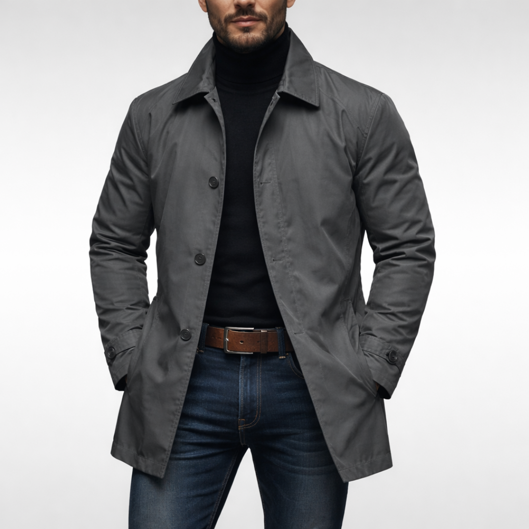 Classic Coat for Men - Elena Harper