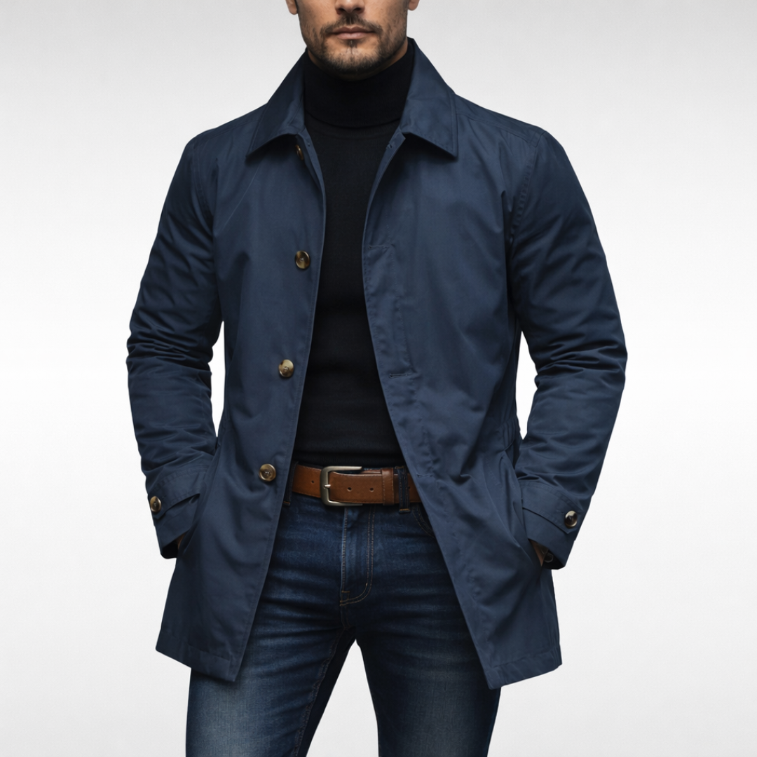 Classic Coat for Men - Elena Harper