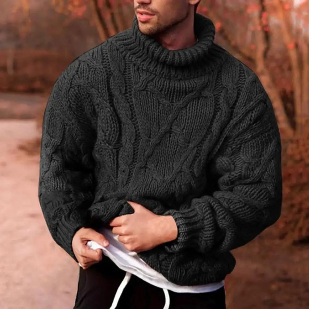 Andreas | Men's Thick Knitted Turtleneck Sweater for Winter
