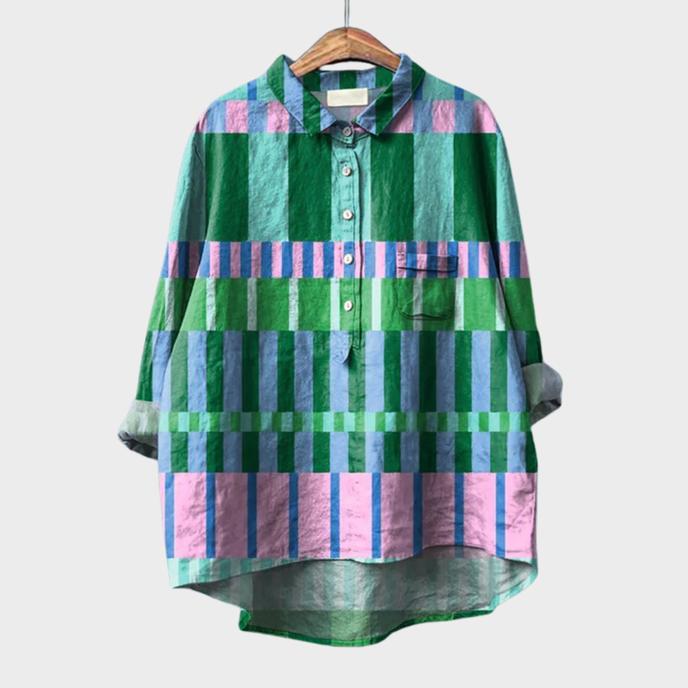 Avery Elegant Breezy Summer Blouse - Elena Harper