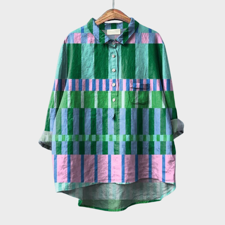 Avery Elegant Breezy Summer Blouse - Elena Harper