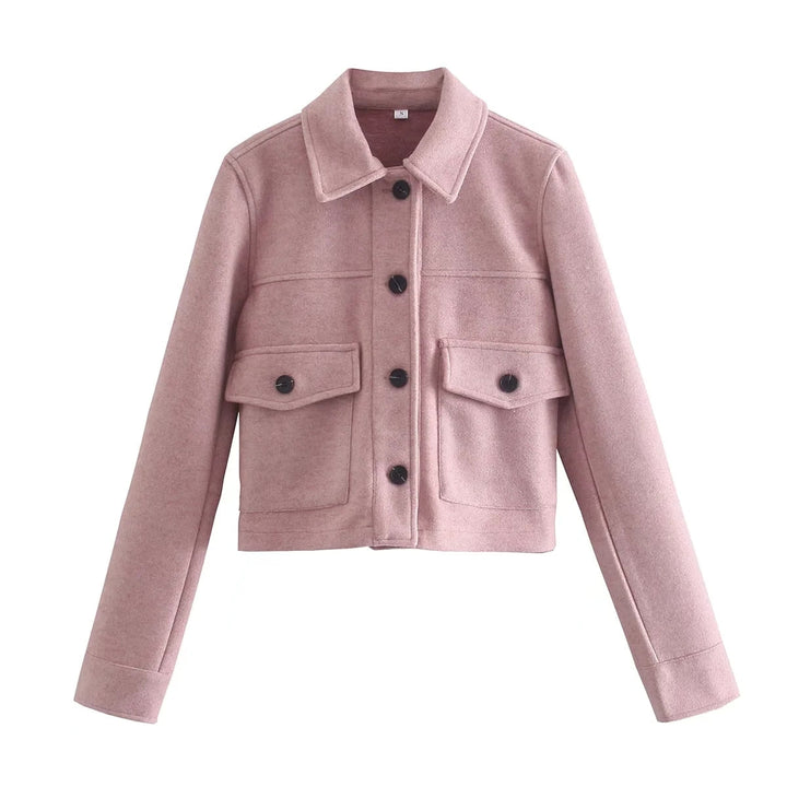 Women's Jacket Short Design & Timelessly Refined - Elena Harper