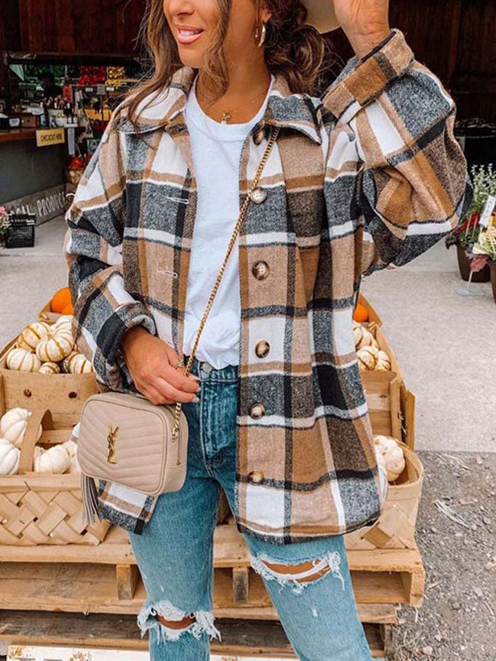 Women's Jacket Overshirt Design & Cozy Warmth, view 3 - Elena Harper