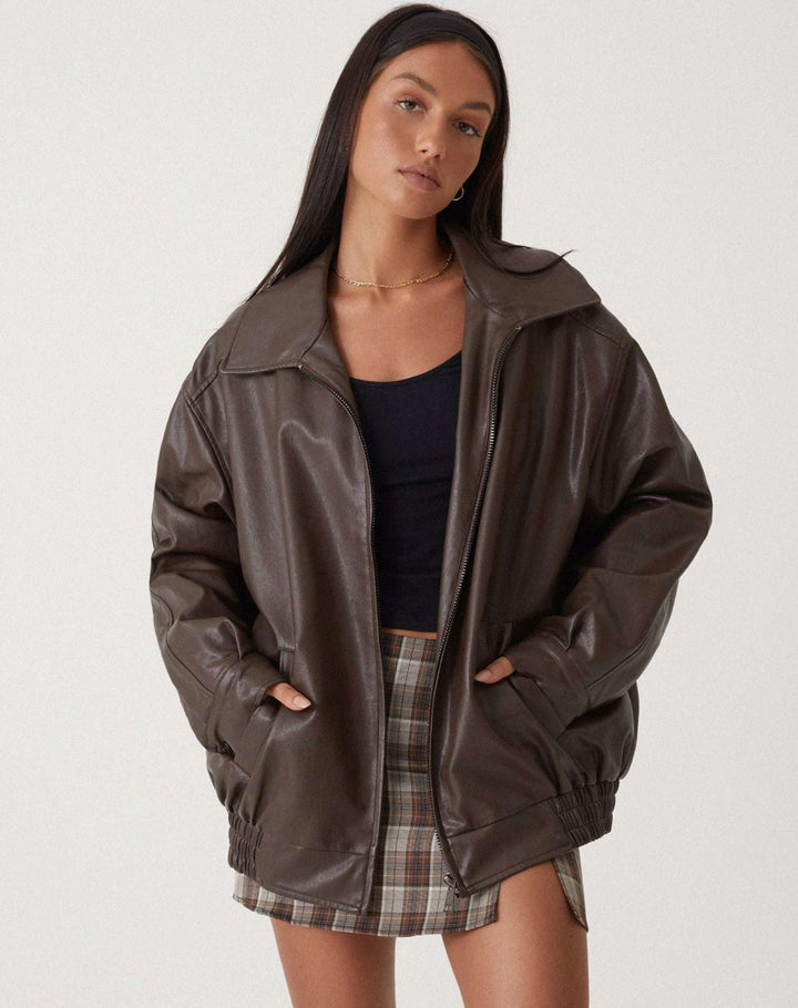 Women's Jacket Oversized Fit & Warm Lining, view 3 - Elena Harper