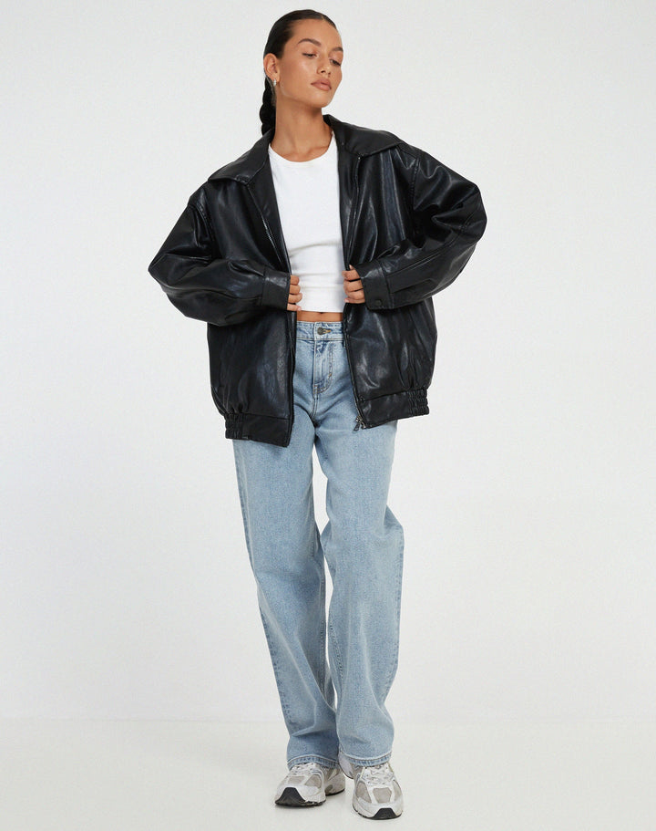 Women's Jacket Oversized Fit & Warm Lining, view 8 - Elena Harper
