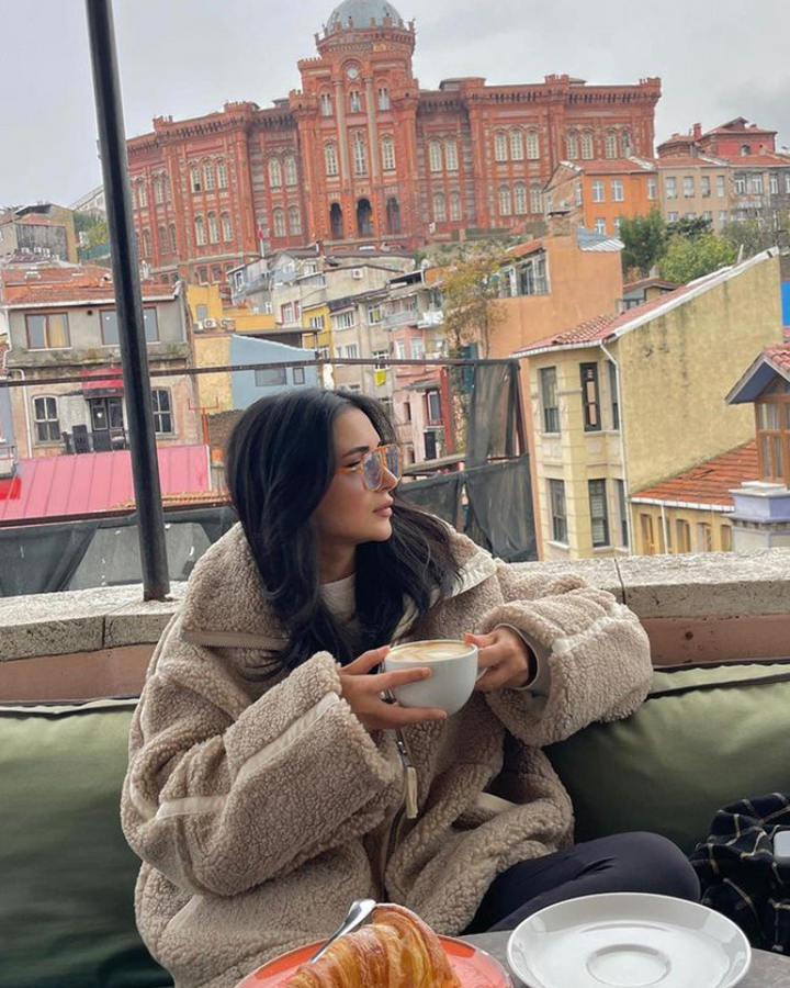 Women's Jacket Warmer Teddy Look, view 4 - Elena Harper