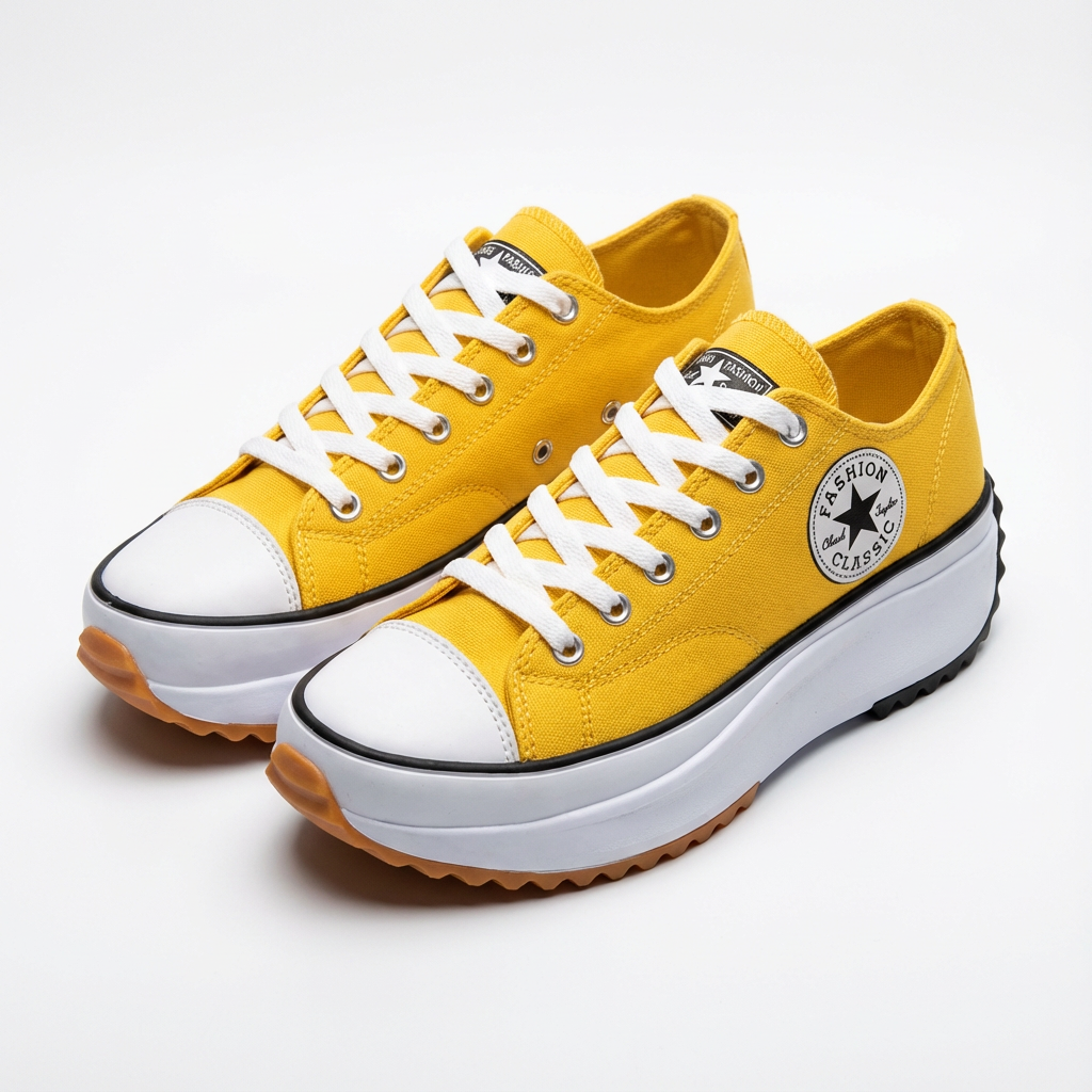 Janet | Women's Platform Lace-Up Trainers