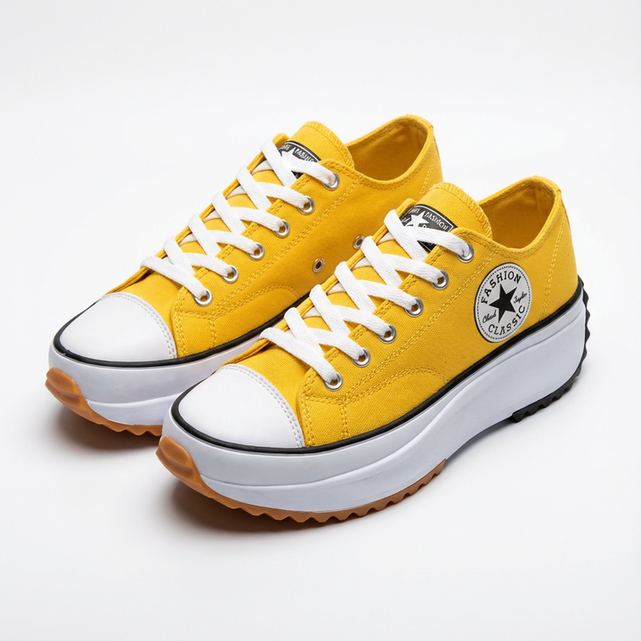 Janet | Women's Platform Lace-Up Trainers
