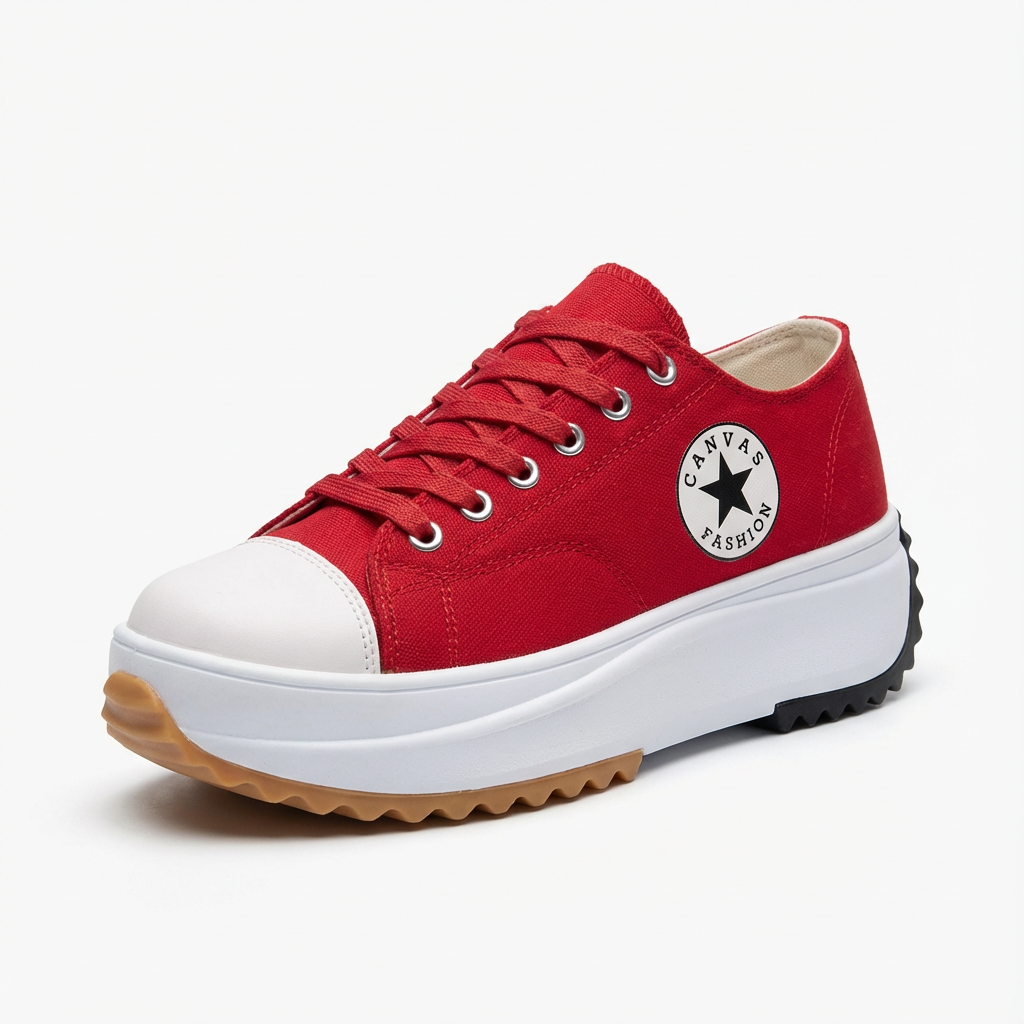Janet | Women's Platform Lace-Up Trainers