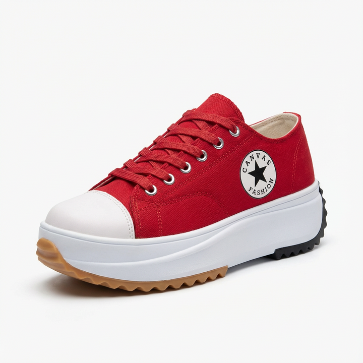 Janet | Women's Platform Lace-Up Trainers