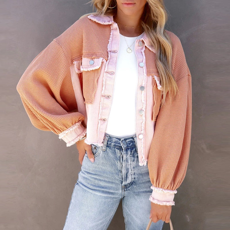 NomiesJacket I Jacket with Puff Sleeves for Women, view 8 - Elena Harper