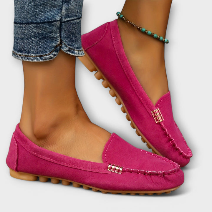 Ladies Slip-On Moccasin with Supportive Sole