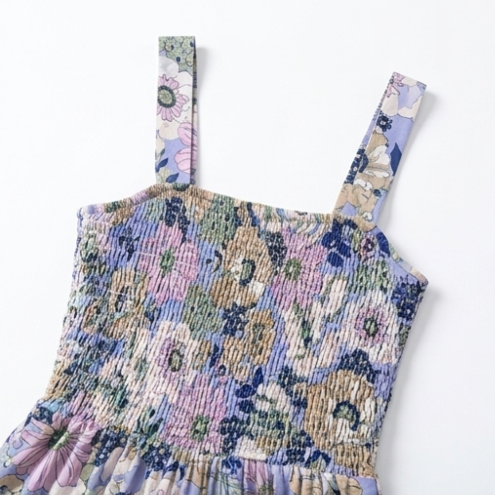 Bloomara Floral Wide-Leg Jumpsuit with Pockets - Elena Harper
