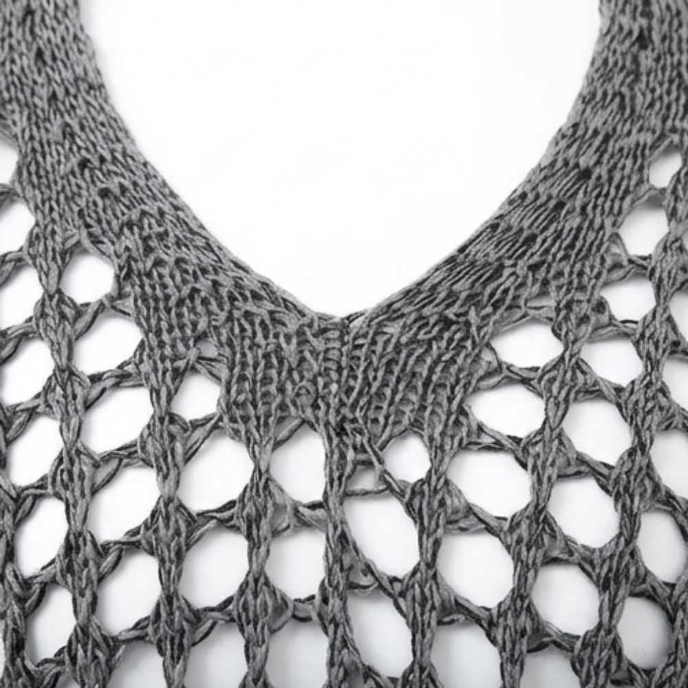 Covena Women's breezy crochet knit layering top - Elena Harper