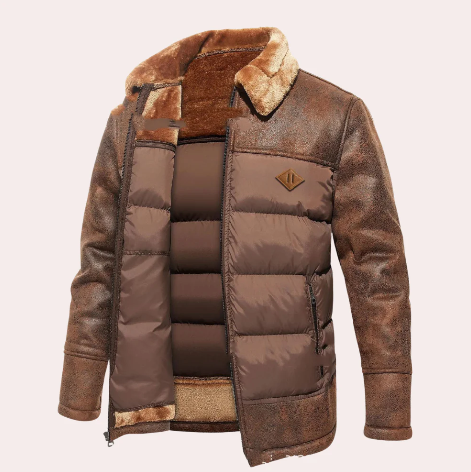 Men's winter jacket, cozy and high quality
