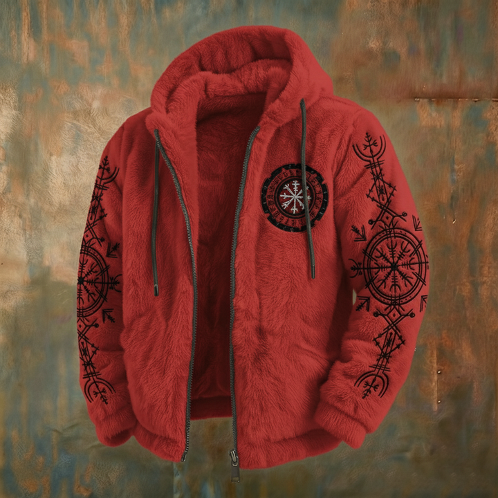 Galileo Plush Graphic Jacket, view 7 - Elena Harper