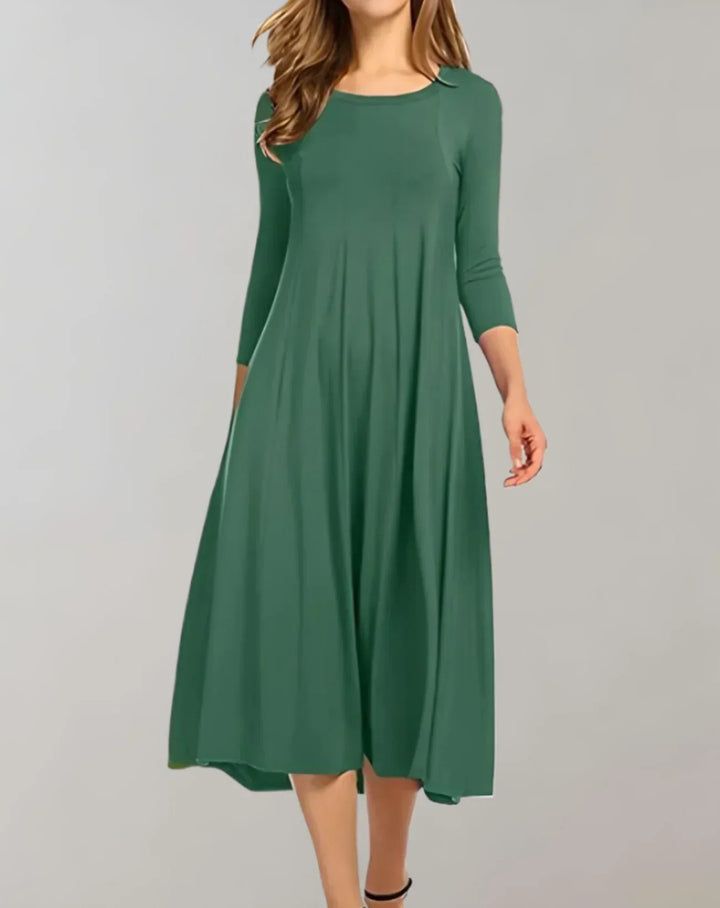 Women's Elegant Lightweight Midi Dress