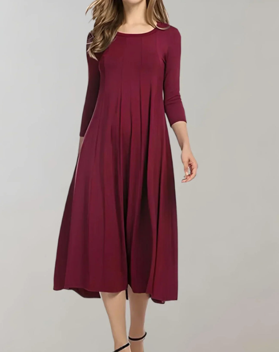 Women's Elegant Lightweight Midi Dress