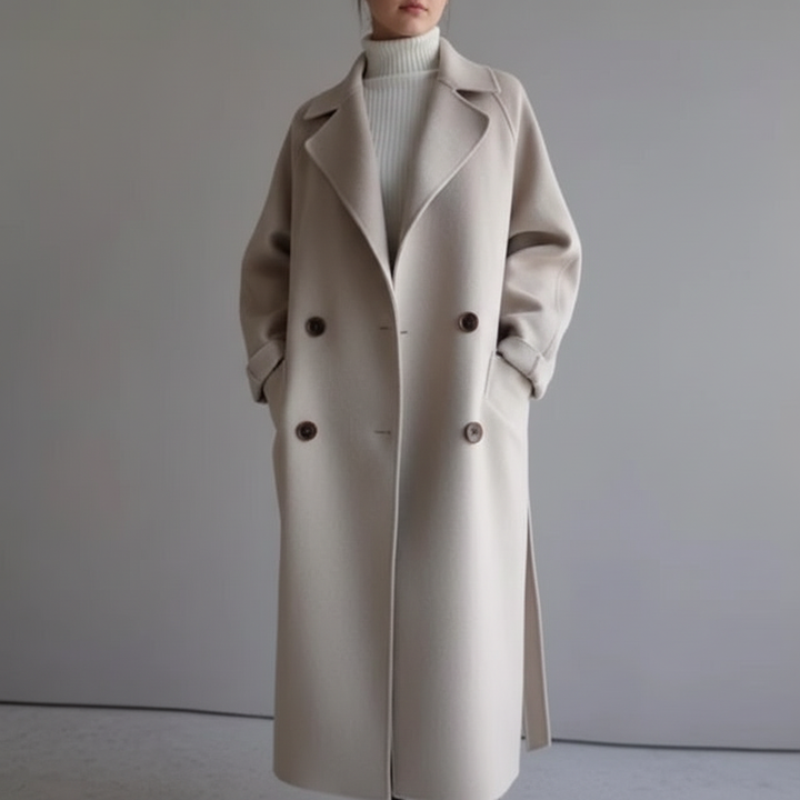 Classic Women's Coat Maja, view 2 - Elena Harper